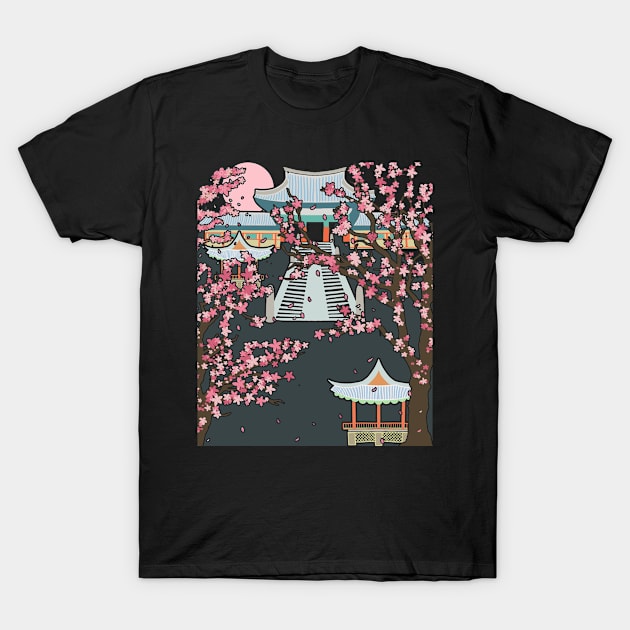 Japan Sakura Japanese Culture Cherry Blossom T-Shirt by shirtsyoulike